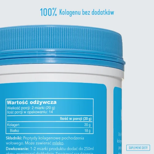 Vital Proteins Colagen Peptides Kolagen do picia smak neutralny, suplement diety, 284g
