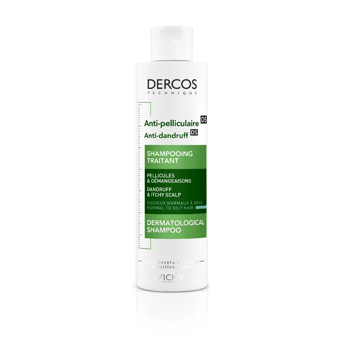 Vichy Dercos szampon p/łupieżowy wł. tłuste, 200 ml 