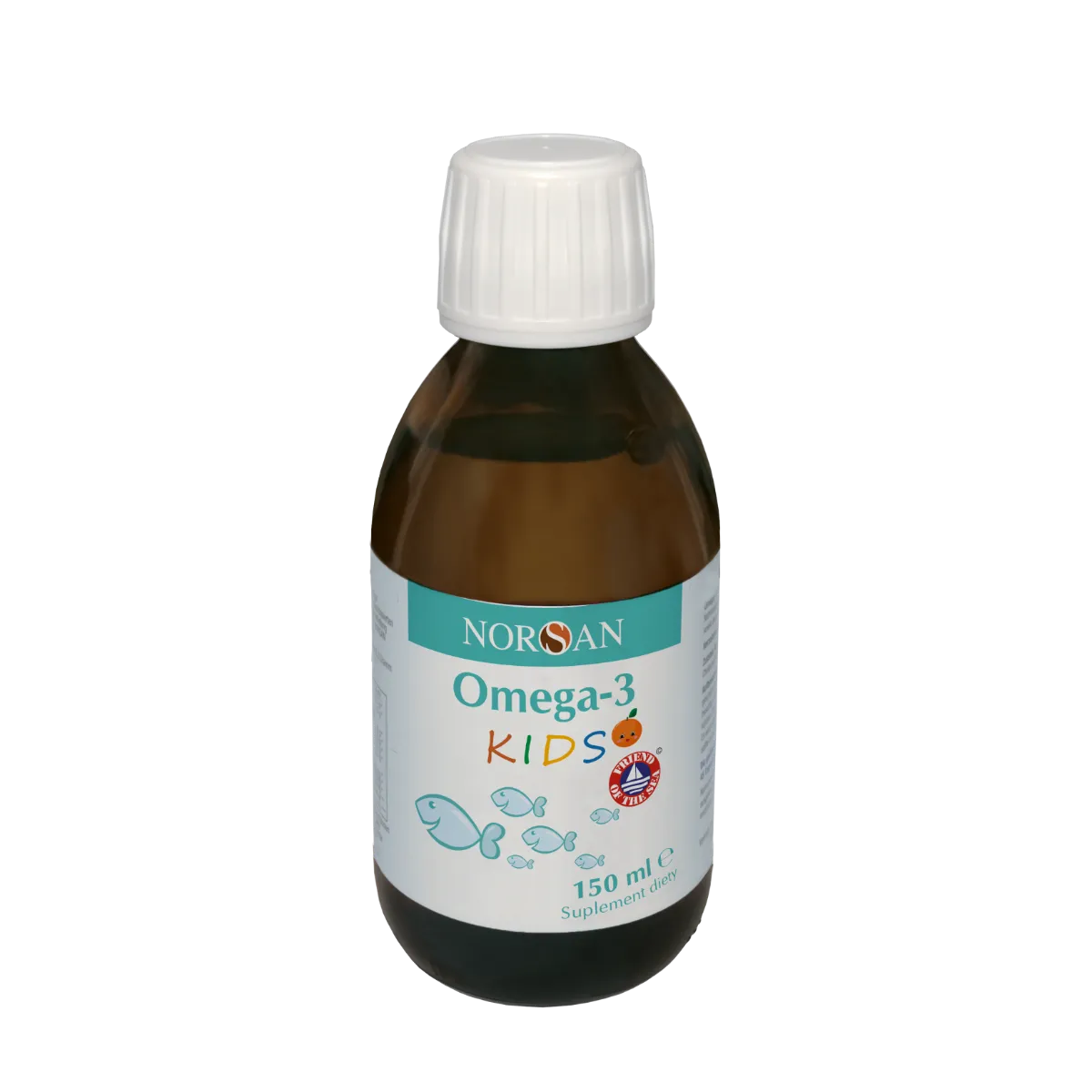 Norsan Omega-3 Kids naturalny olej omega-3 dla dzieci, 150 ml