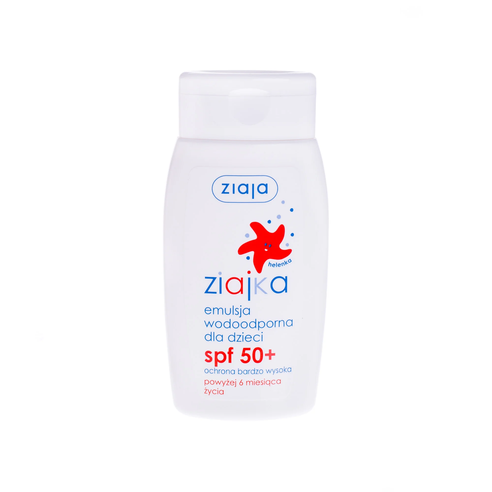 Ziaja Ziajka emulsja wodoodporna dla dzieci SPF 50+, 125 ml
