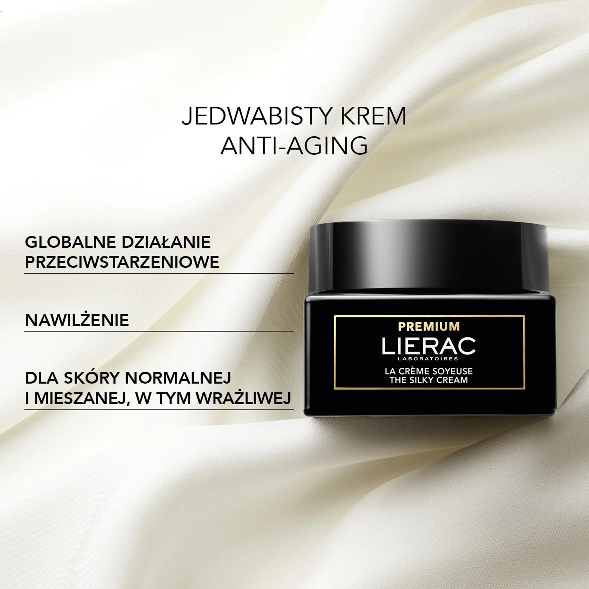 Lierac Premium jedwabisty krem przeciwzmarszczkowy do twarzy na dzień, 50 ml