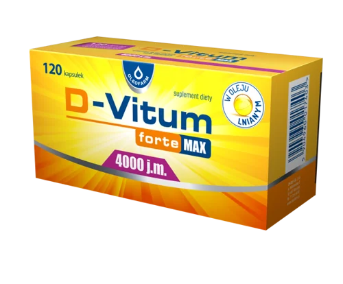 D-Vitum Forte Max 4000 j.m. 120 kapsułek