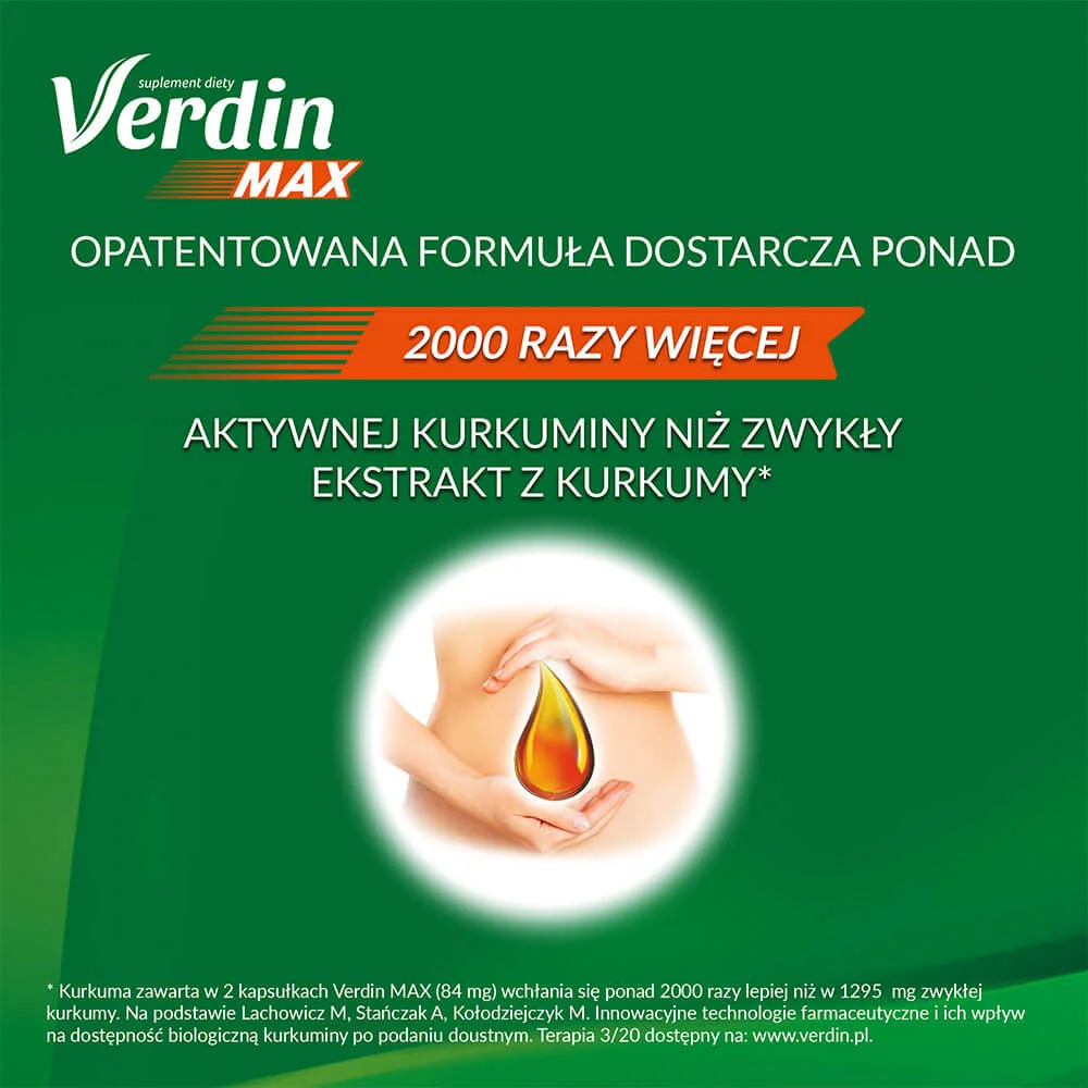 Verdin Max suplement diety, 15 kapsułek