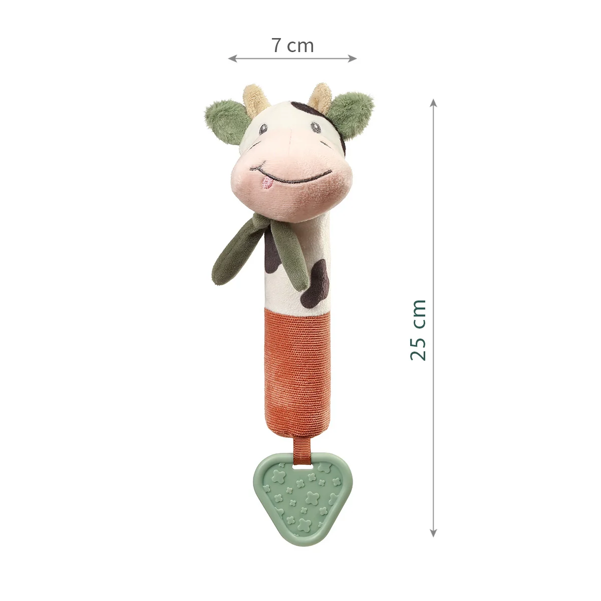Babyono piszczek Cow Bingo, 1 sztuka