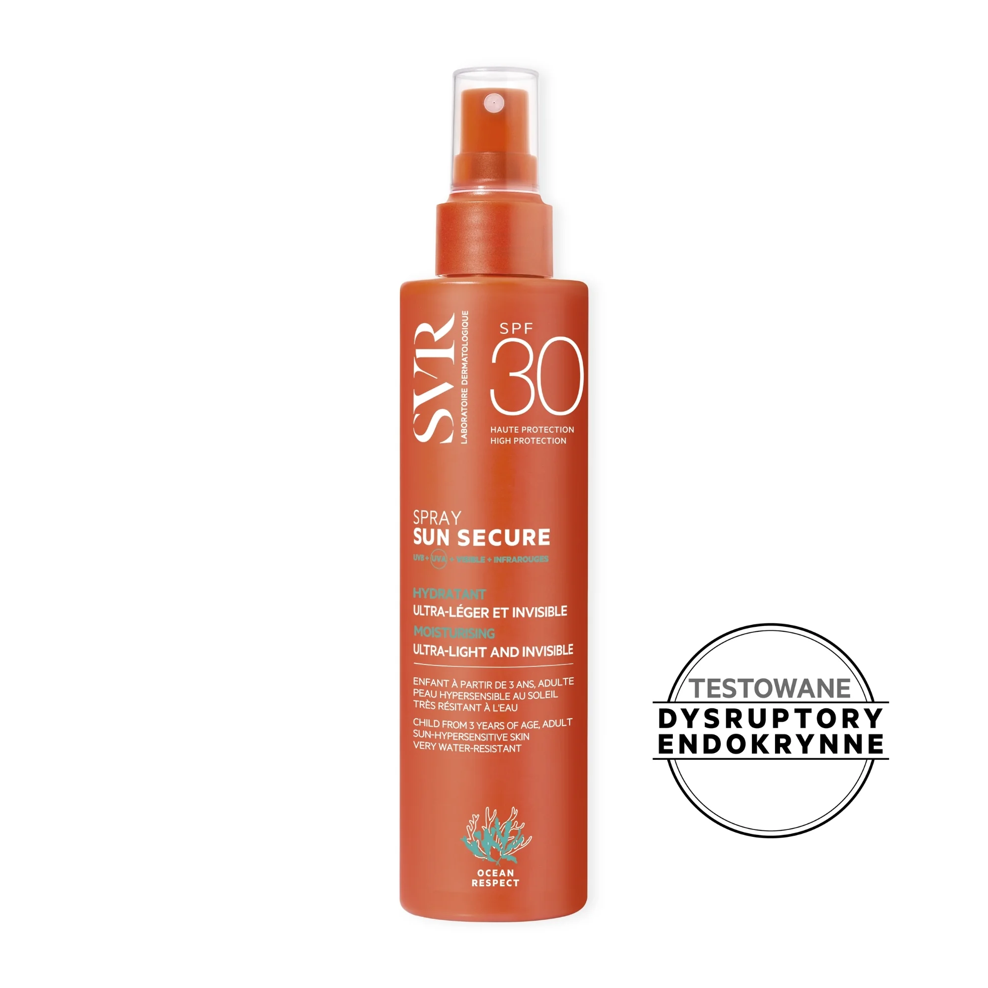SVR SUN SECURE Spray do opalania z filtrem SPF 30, 200 ml