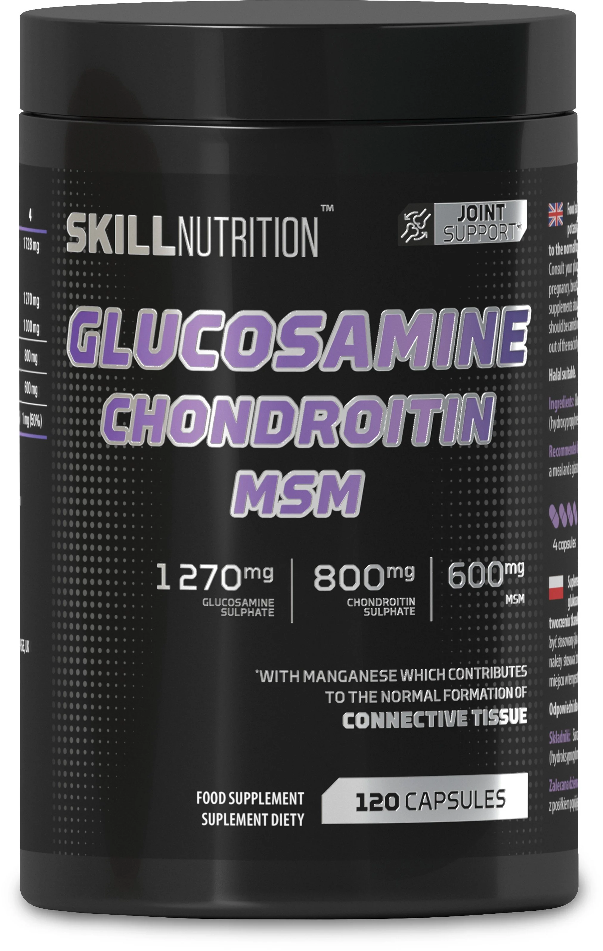 Skill Glukozamina Chondroityna MSM 120 kapsułek