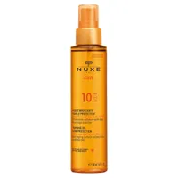 NUXE Sun Ochronny olejek do opalania twarzy i ciała SPF10, spray 150 ml