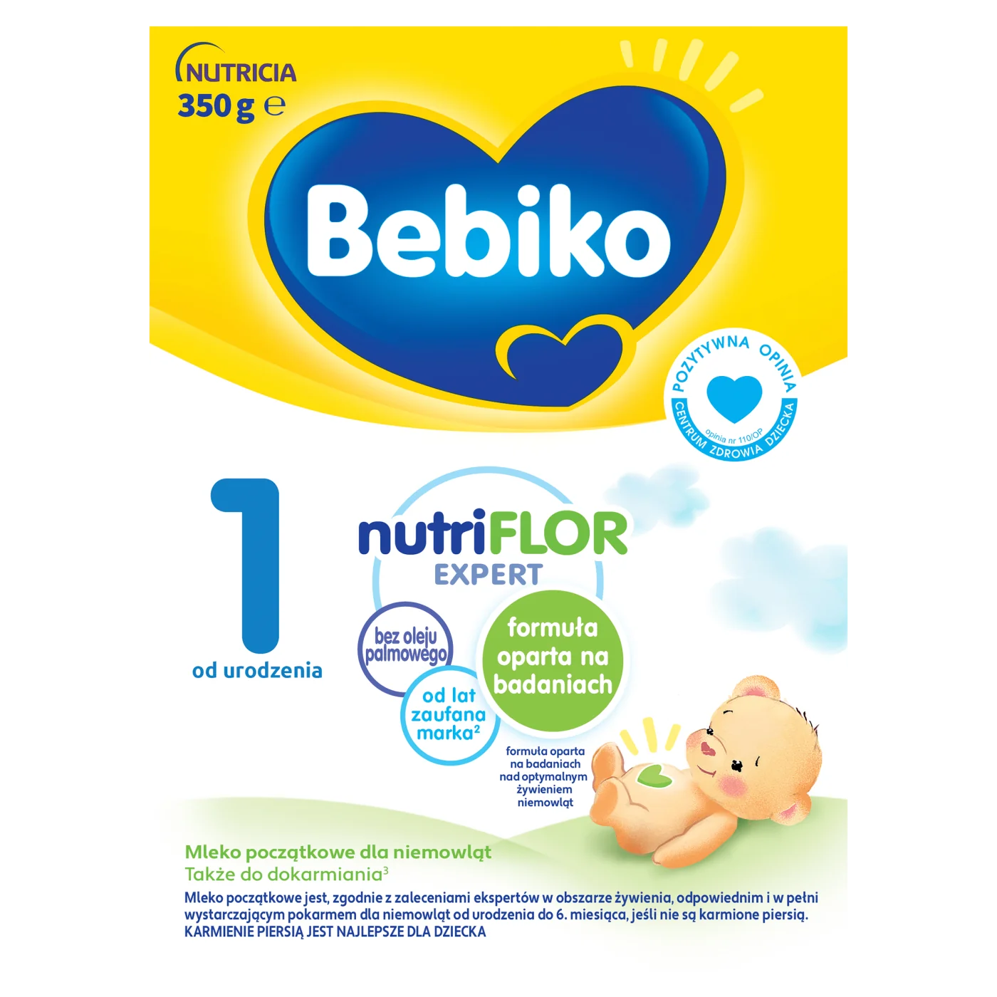 Bebiko 1 mleko początkowe dla niemowląt, 350 g