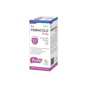 Febricold baby 1+ płyn, suplement diety, 120ml 