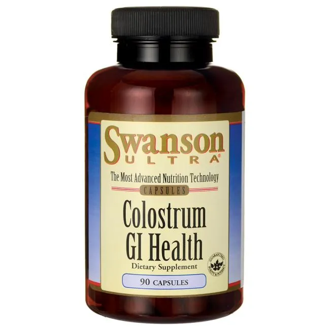 Swanson Colostrum GI Health, suplement diety, 90 kapsułek