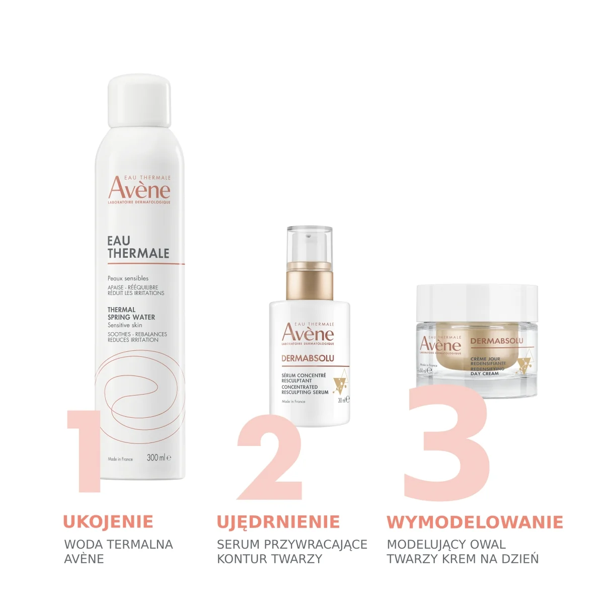 Avène Dermabsolu modelujący owal twarzy krem na dzień, 50 ml