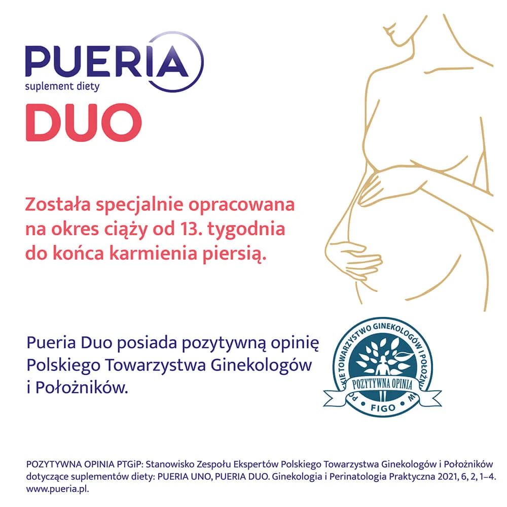 Pueria Duo suplement diety, 90 kapsułek