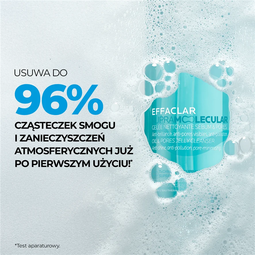 La Roche-Posay Effaclar Supramolecular żel oczyszczający pory i redukujący sebum, 400 ml