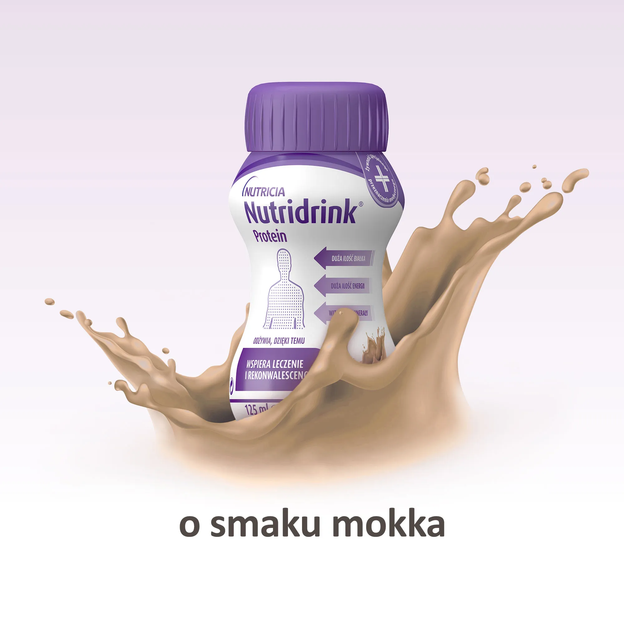 Nutridrink Protein, o smaku mokka, 4x125 ml 