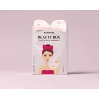 Baroness Beauty Box zestaw maseczek w płachcie z opaską kosmetyczną, 1 szt.