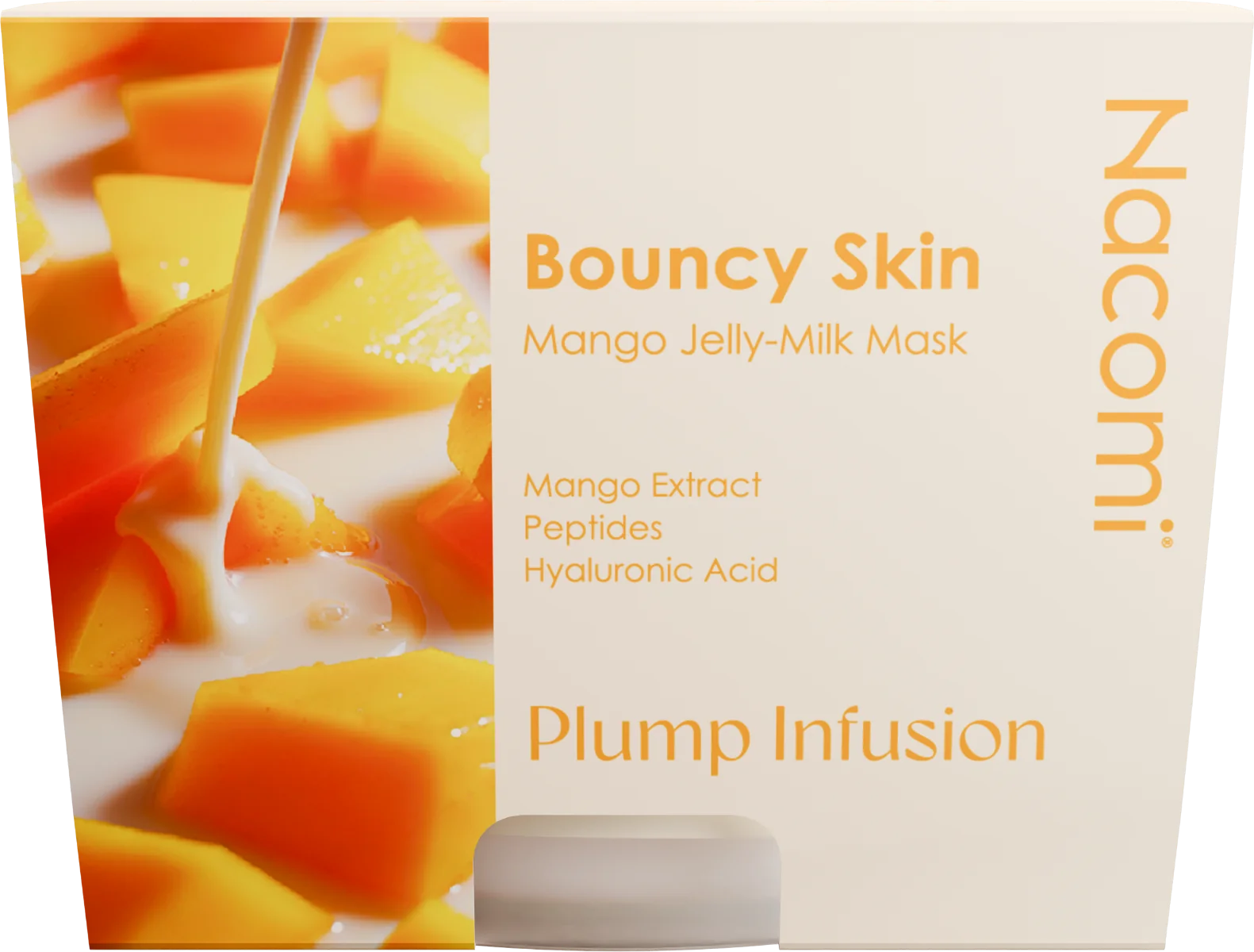 Nacomi Bouncy Skin maska do twarzy Mango, 80 ml