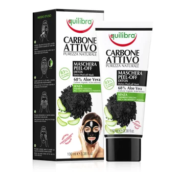 Equilibra maska do twarzy peel-off z aktywnym węglem, 100 ml