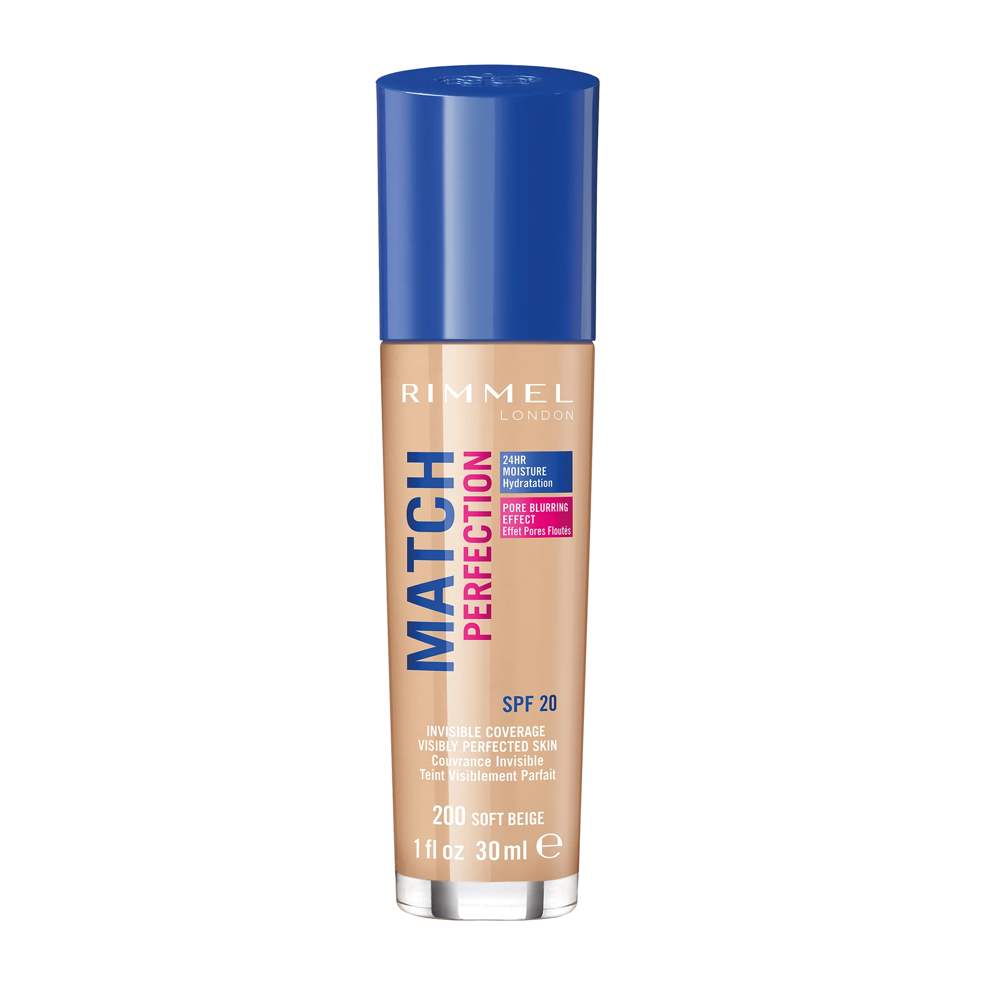 Rimmel Match Perfection podkład do twarzy 200 Soft Beige, 30 ml
