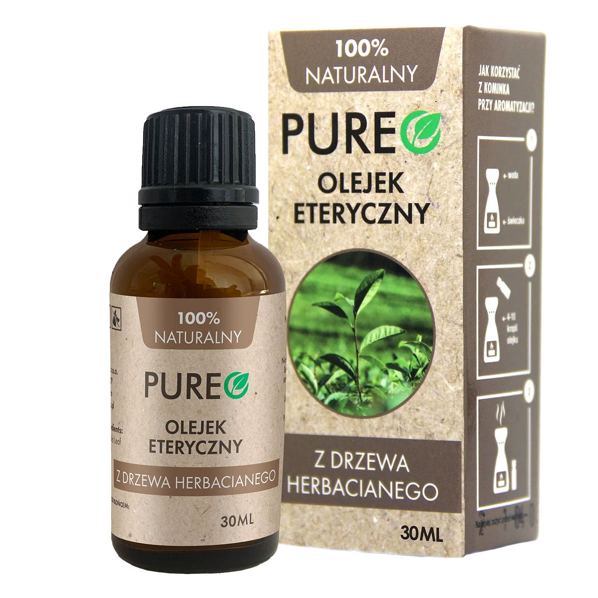 Pureo olejek eteryczny z drzewa herbacianego, 30 ml