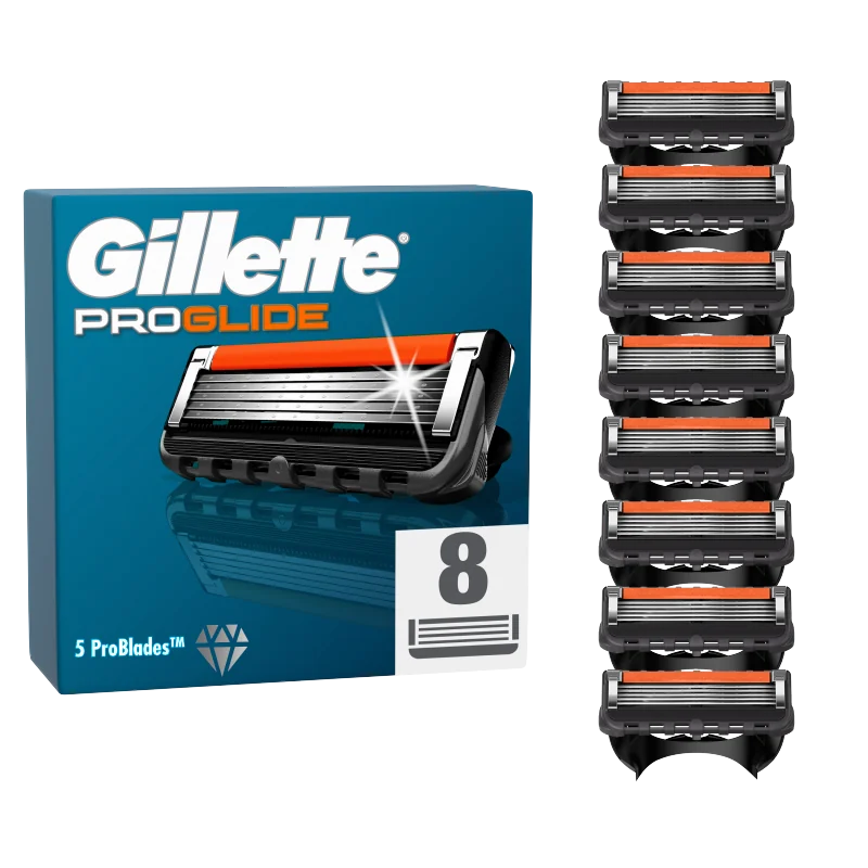 Gillette Fusion5 ostrza wymienne do maszynki do golenia dla mężczyzn, 8 szt.