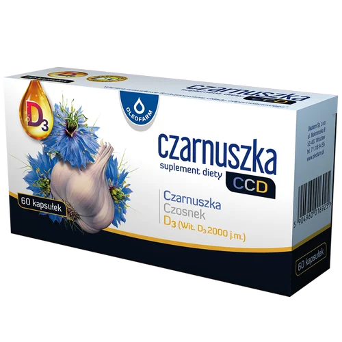 Oleofarm Czarnuszka CCD suplement diety, 60 kapsułek