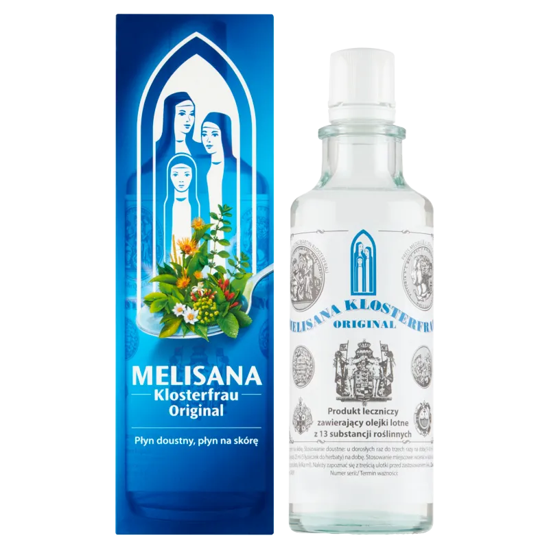 Melisana Klosterfrau Original płyn doustny, płyn na skórę, 235 ml 