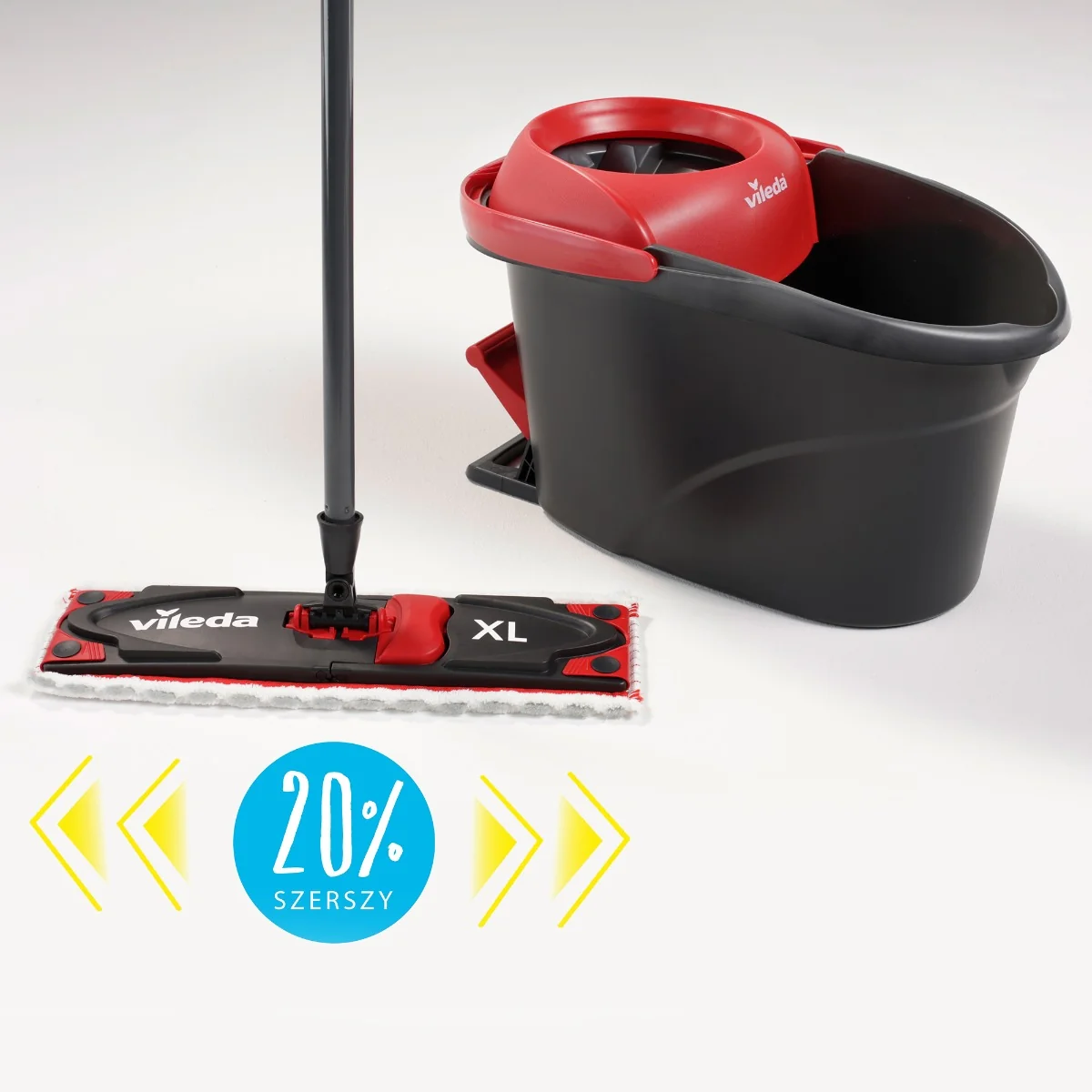 Vileda Ultramax Turbo XL mop obrotowy z drążkiem + wiadro