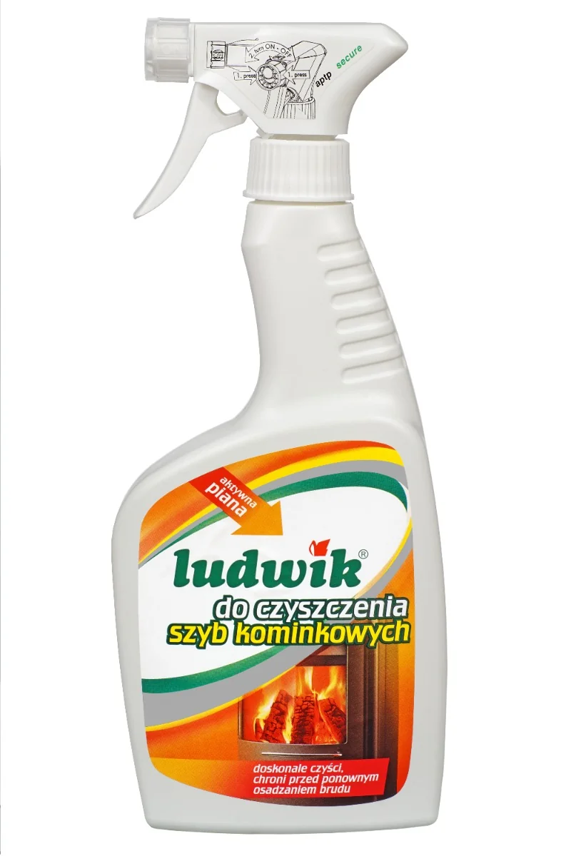 Ludwik płyn do czyszczenia szyb kominkowych,  500 ml