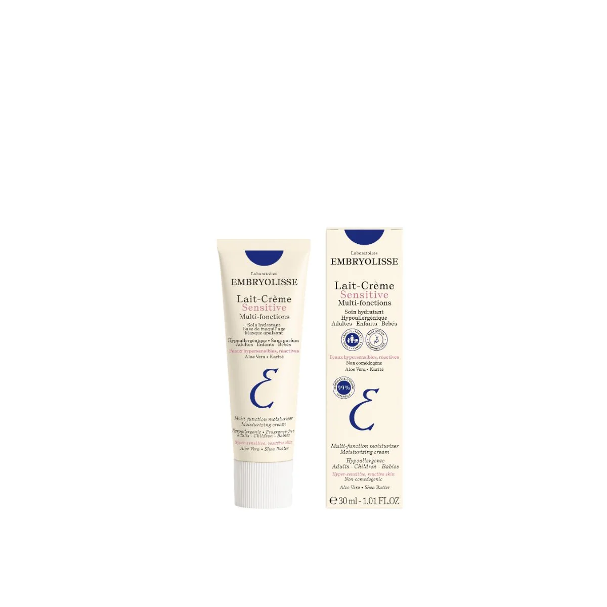 Embryolisse Lait-Crème Sensitive krem odżywczo-nawilżający dla skóry wrażliwej, 30 ml