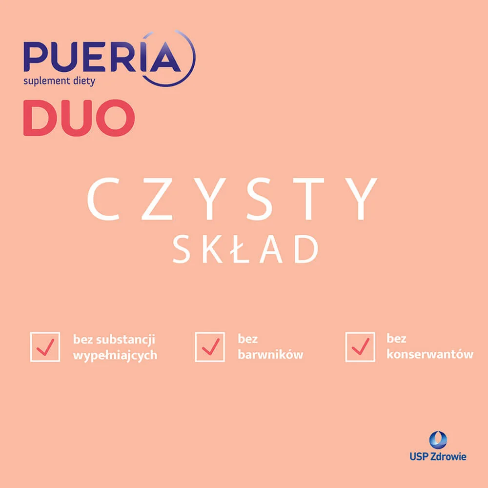 Pueria Duo suplement diety, 90 kapsułek