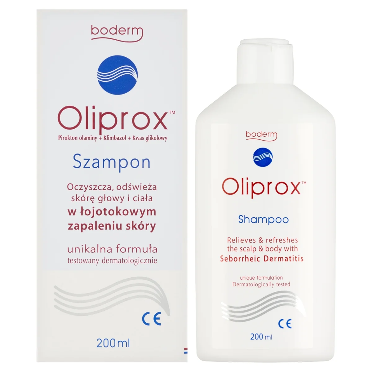 Oliprox szampon przeciwłupieżowy na ŁZS, łupież i grzybicę skóry 200, ml