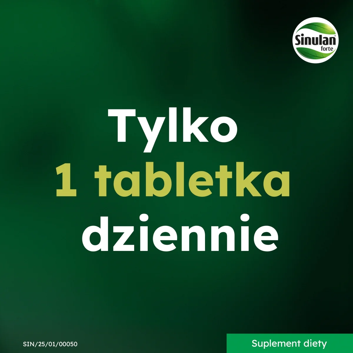 Sinulan forte suplement diety, 60 tabletek