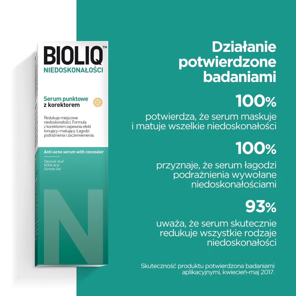 Bioliq Specialist Niedoskonałości serum punktowe z korektorem, 10 ml