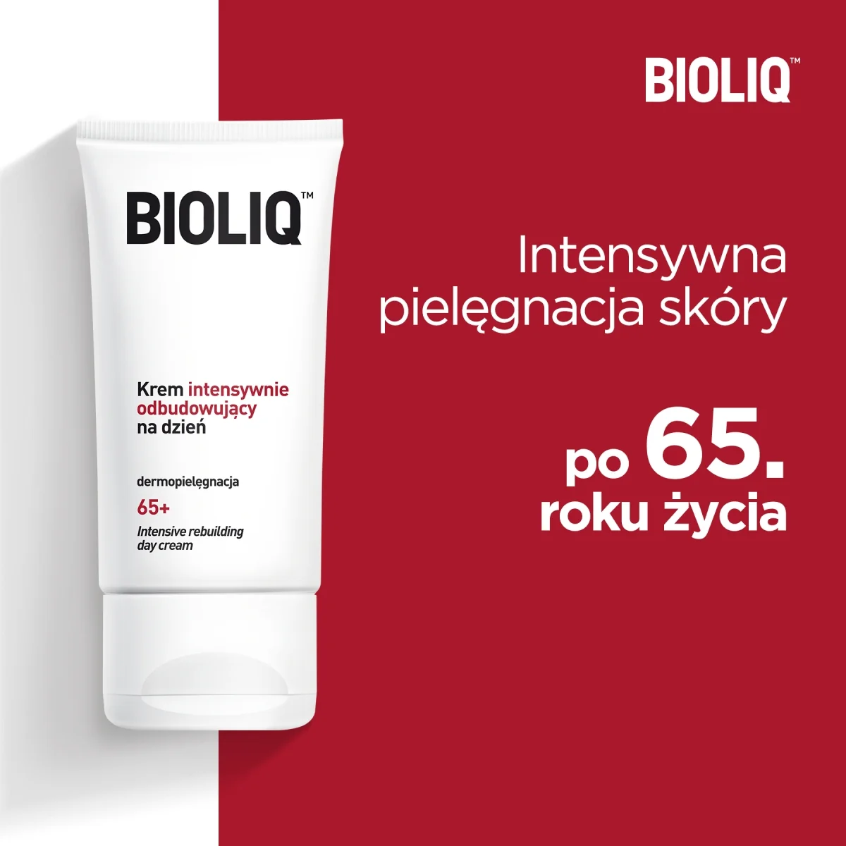 Bioliq 65+ krem intensywnie odbudowujący na dzień, 50 ml