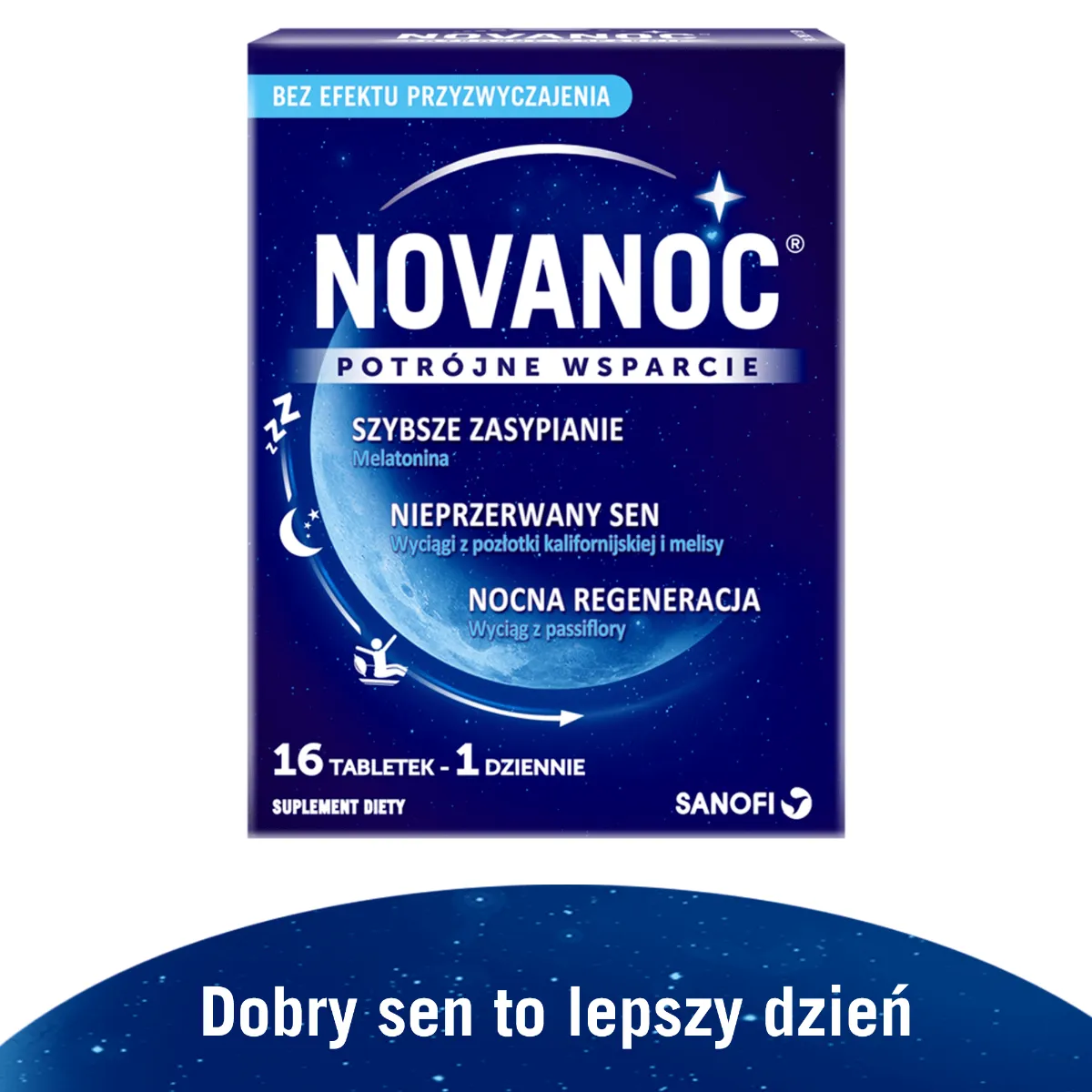 Novanoc, suplement diety, 16 tabletek 