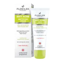 Flos-Lek Anti Acne Ideal Skin, krem matujący skóra tłusta, trądzikowa i mieszana, 50 ml