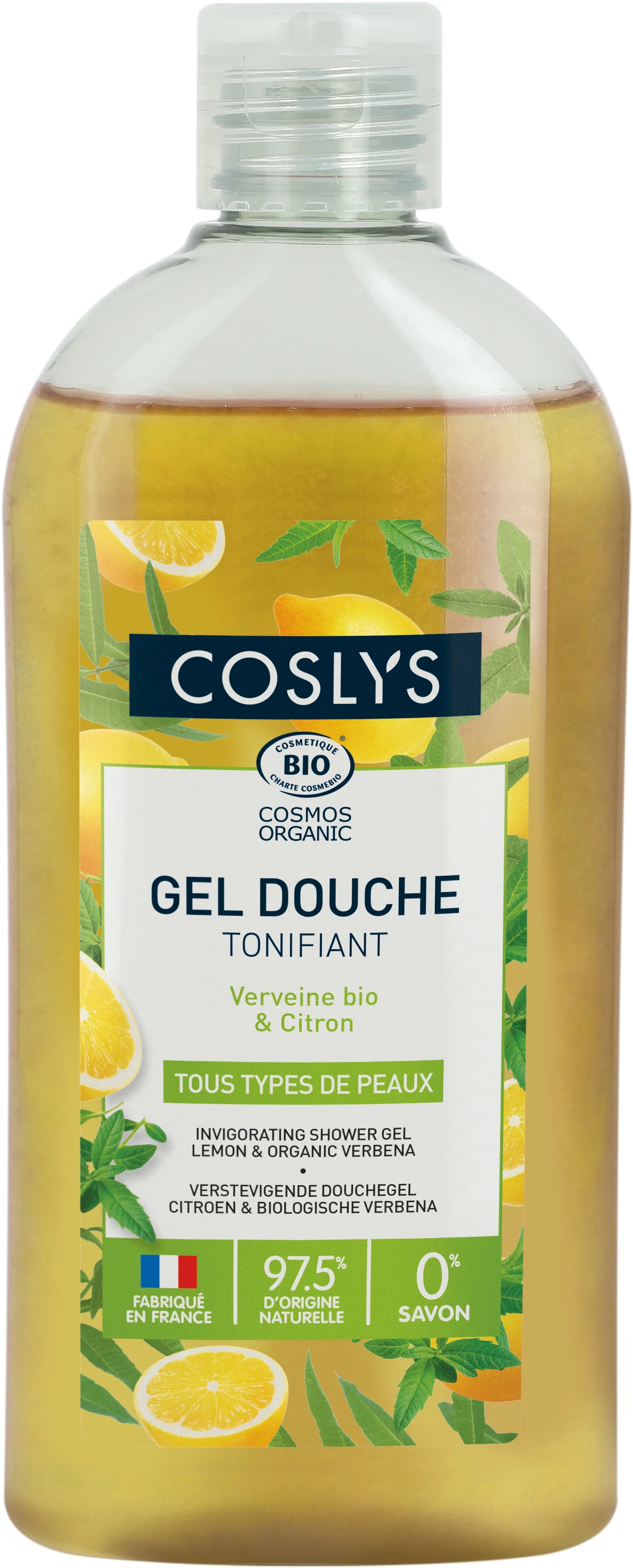 Coslys delikatny żel pod prysznic Werbena Cytryna, 250 ml