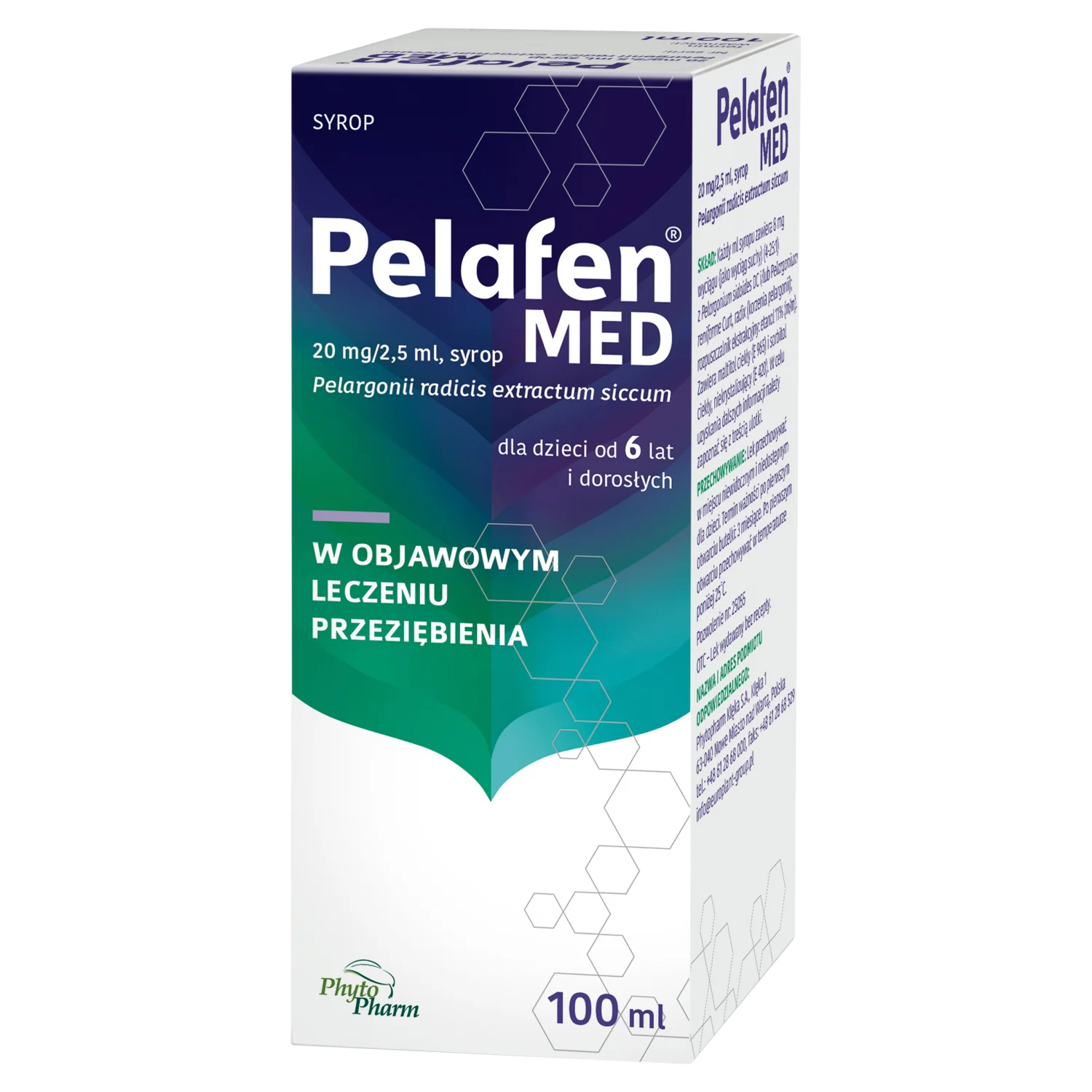 Pelafen 0,02 g/2,5ml, 100 ml syropu