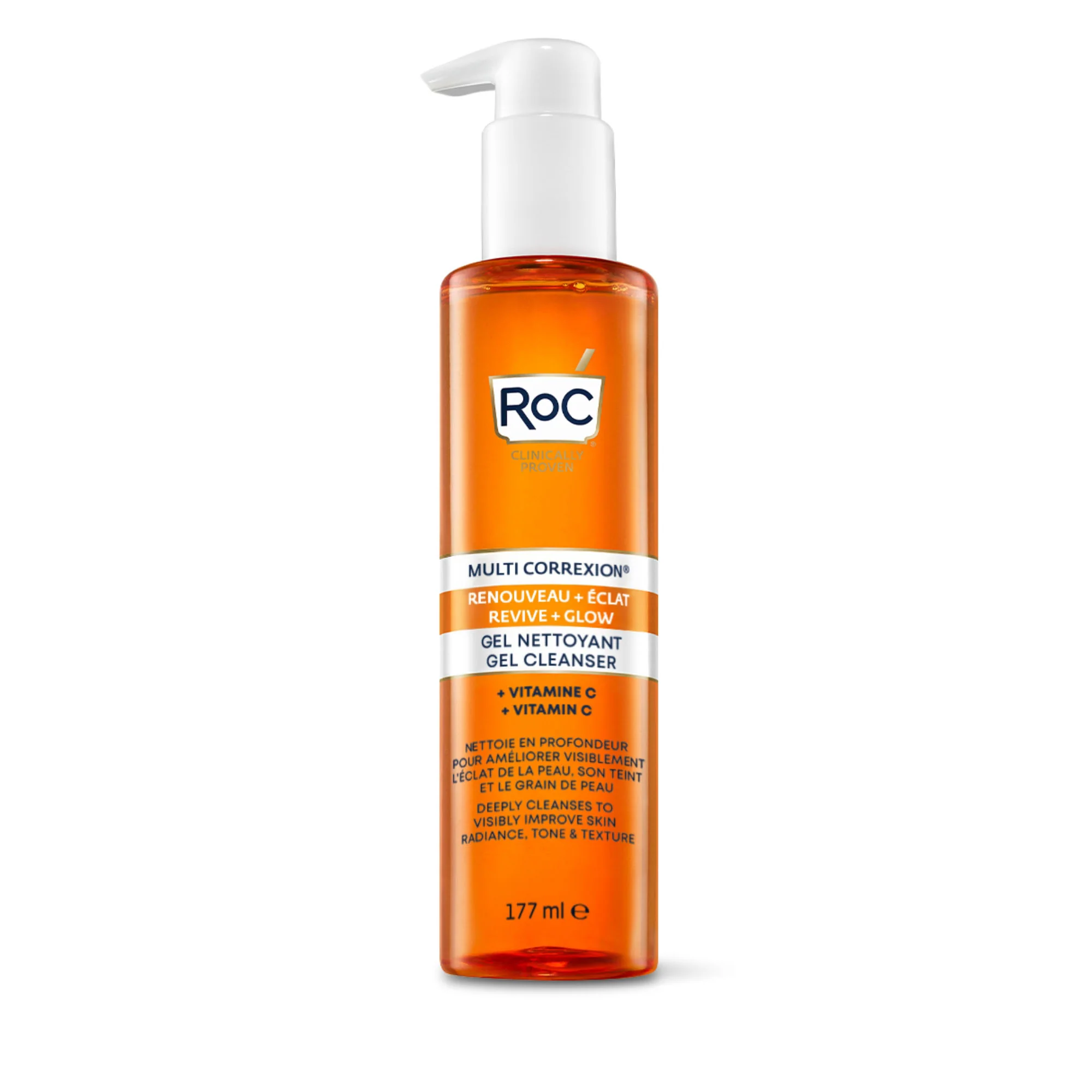 RoC Multi Correxion® Revive & Glow żel oczyszczający do twarzy, 177 ml