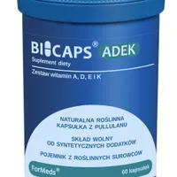 ForMeds Bicaps ADEK, suplement diety, 60 kapsułek