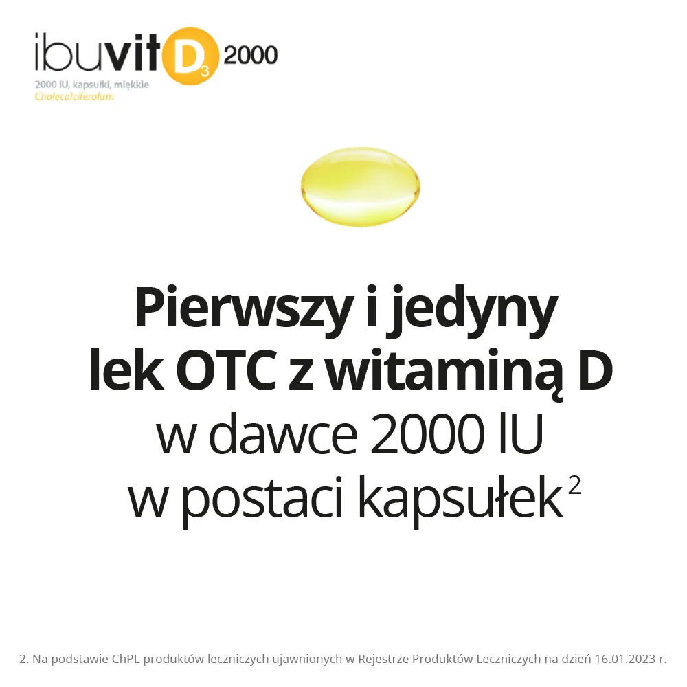 Ibuvit D3 2000 IU 30 kapsułek