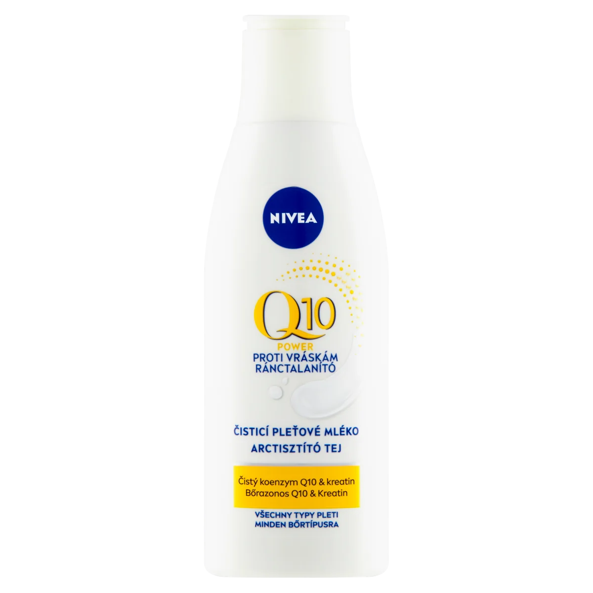Nivea Q10 Power Anti-Wrinkle Cleansing Milk oczyszczające mleczko do twarzy przeciwzmarszczkowe, 200 ml