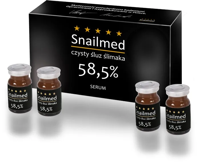 Snailmed, serum ze śluzem ślimaka 58,5%, 4 ampułki po 8 ml