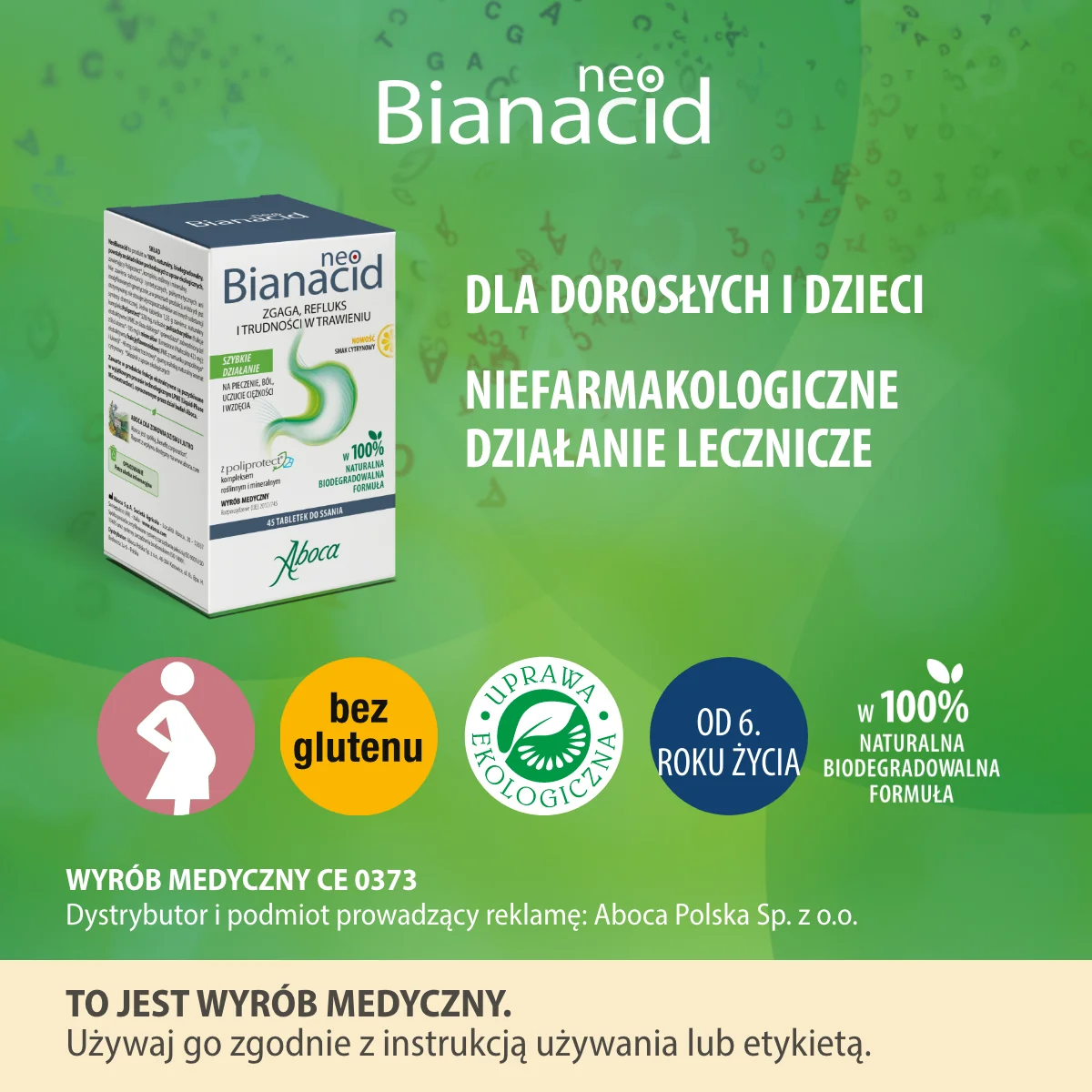 NeoBianacid lemon 45 tabletek do ssania