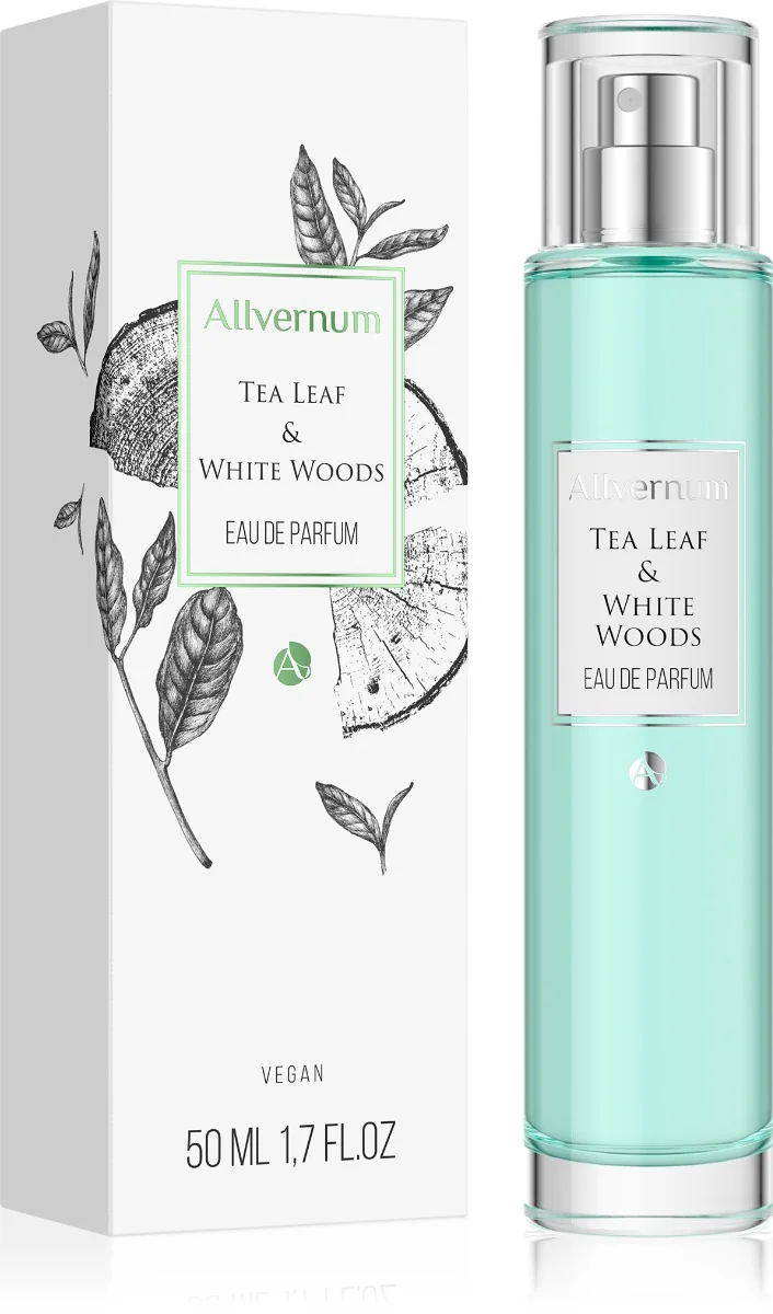 Allvernum woda perfumowana Tea Leaf & White Woods, 50 ml