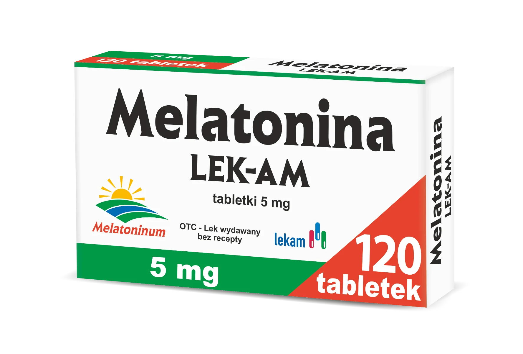 Melatonina LEK-AM 5 mg 120 tabletek