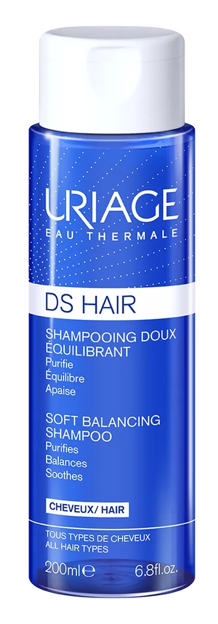 Uriage DS Hair, delikatny szampon regulujący, 200 ml