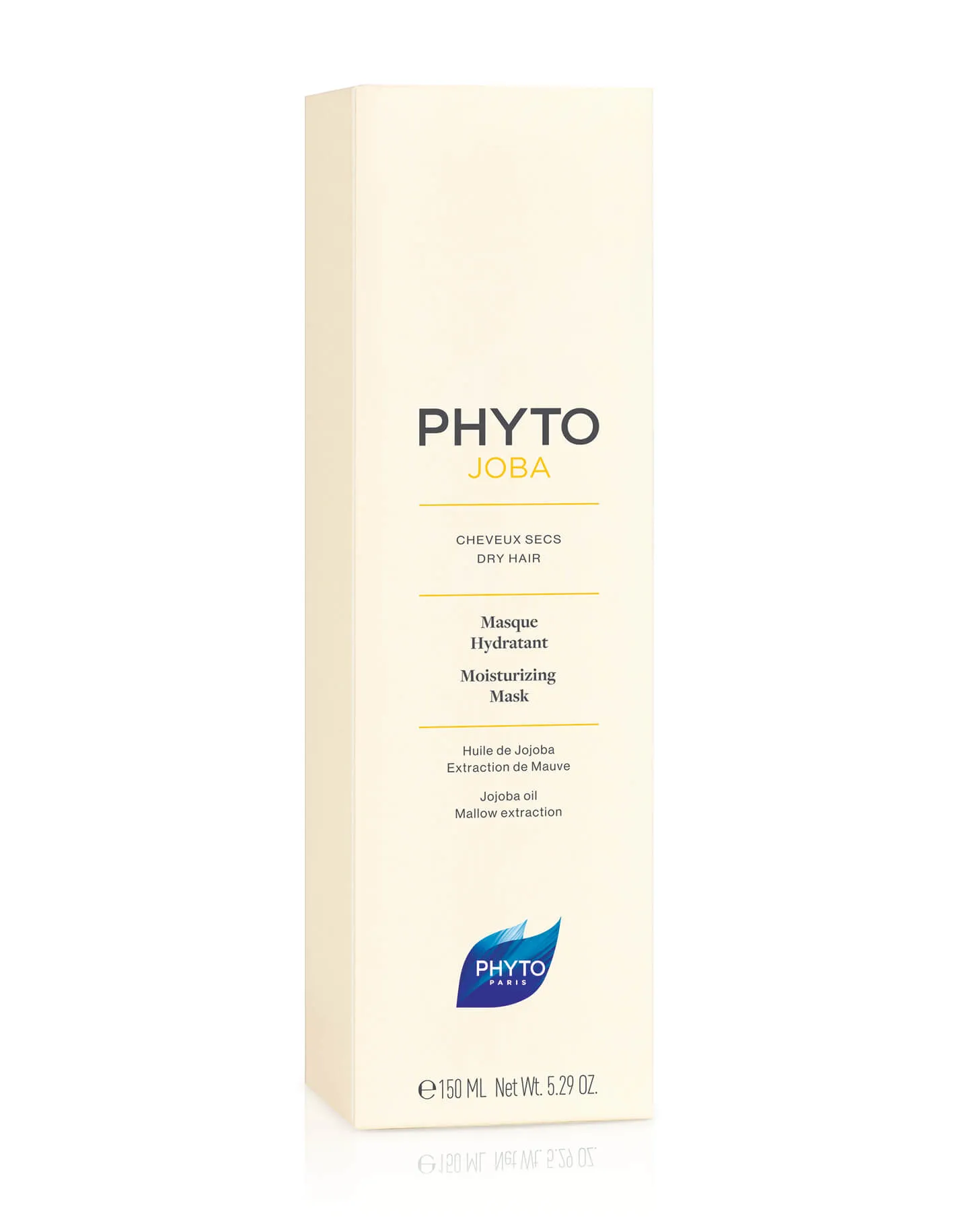 Phyto Phytojoba, maska intensywnie nawilżająca do włosów suchych, 150 ml 