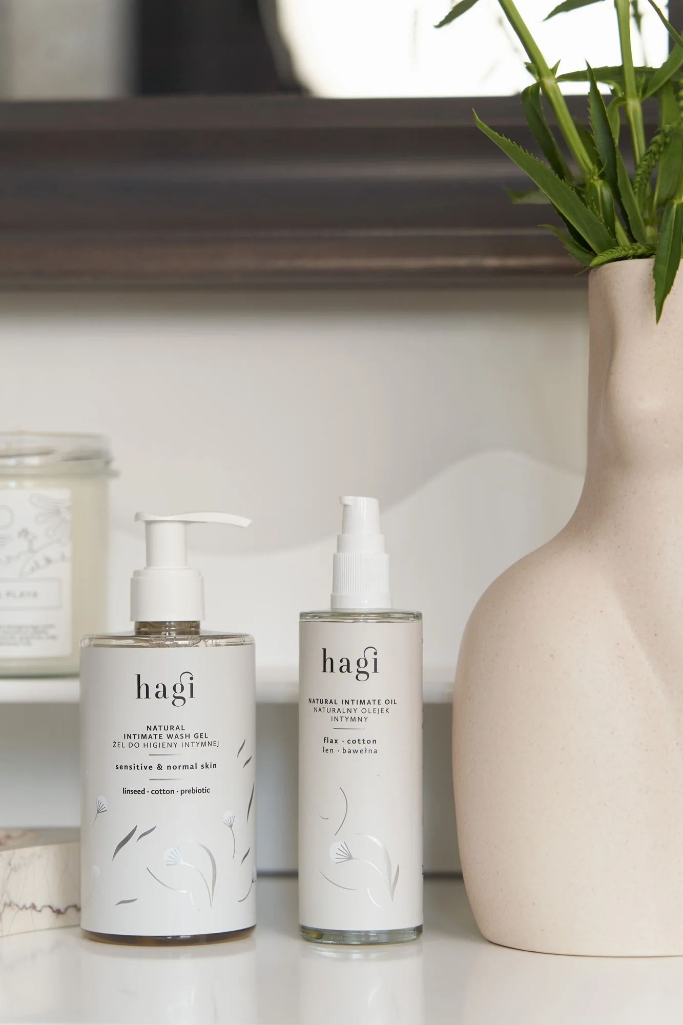 Hagi Zestaw Intymny Duet olejek intymny, 100 ml + żel do higieny intymnej, 300 ml