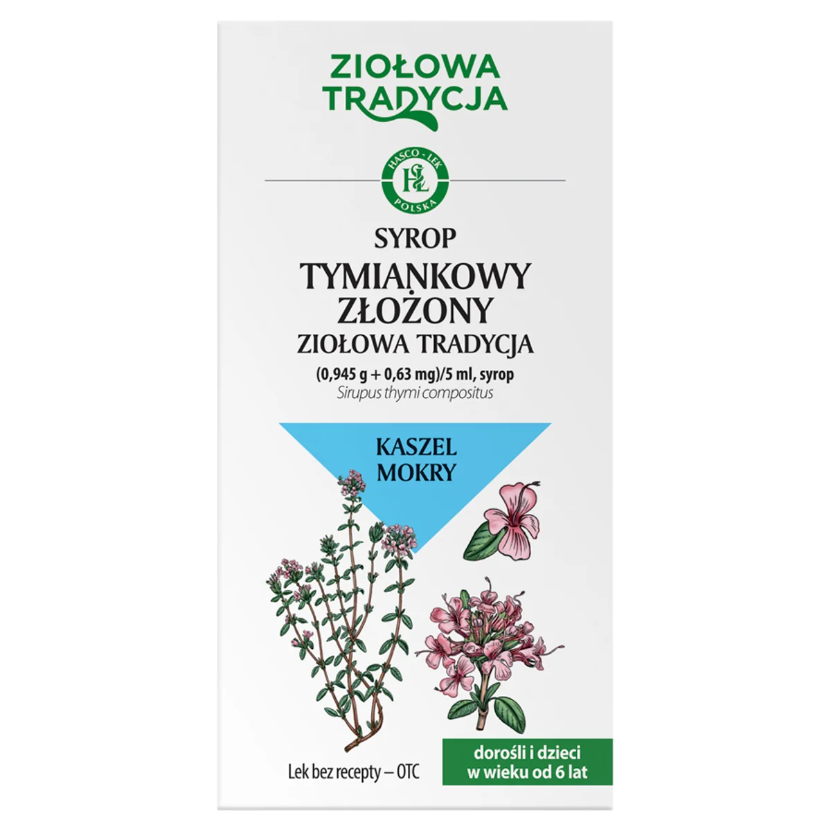 Syrop Tymiankowy Złożony (0,945 g+ 0,63 mg)/5 ml syrop, 125 g